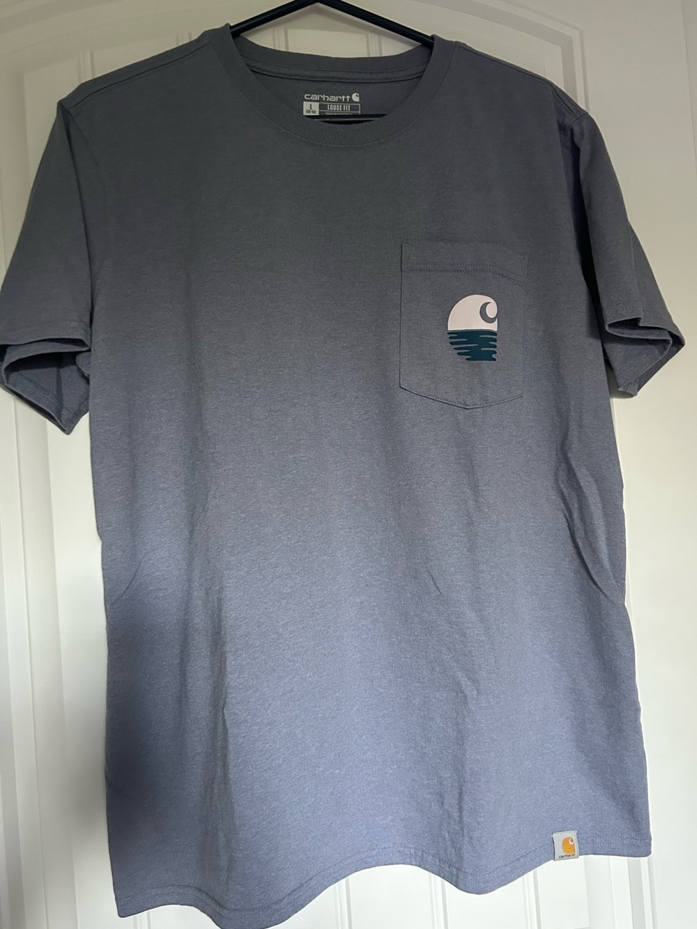 Carhartt T-shirt Blue Womens Large